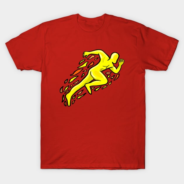 Fast Athlete Runner T-Shirt by DiegoCarvalho